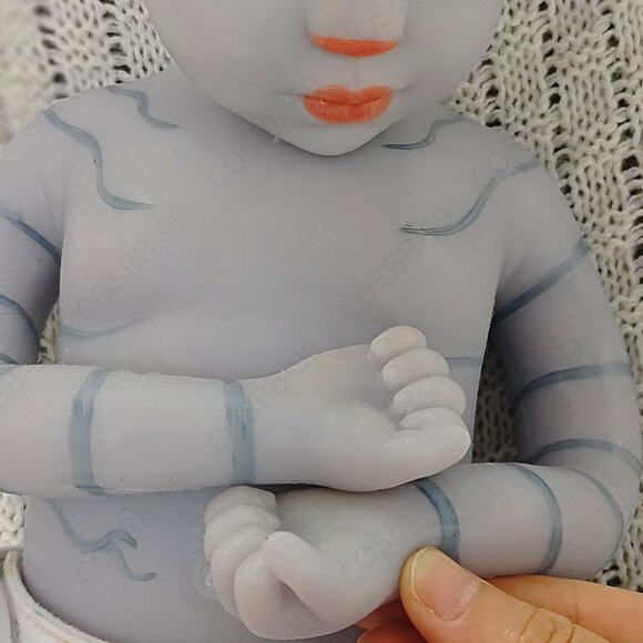 45cm Soft Silicone Handmade Arts Dolls 4.96lbs Full Silicone Reborn Baby BoyDoll - Picture 8 of 16